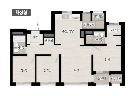 59B타입 평면도